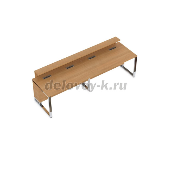 16НПК.012.1 Надставка президиум укороченная для стола переговоров (1100*200*400) рис3